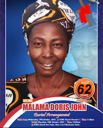 Family Announces Burial Arrangements For Late Malama Doris John