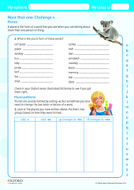 Download Your Free Oxford Junior Illustrated Dictionary Challenge Worksheet What Is The Plural Form Of These Words Education Primary Education English Lessons