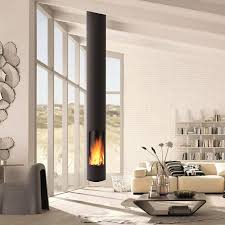 Wood Fireplace Contemporary Closed Hearth Hanging Slimfocus Suspendu Focus Cheminee Design Poele A Bois Cheminee Suspendue