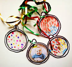 Brilliant baubles to decorate your tree with! Homemade Ornaments Laminated Christmas Baubles