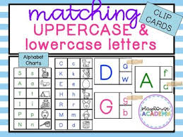 Matching Uppercase Lowercase Letters With Bonus Chart