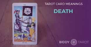 As with every major arcana card, the meaning of death will be reliant on which position it falls in and which cards appear with him. Death Tarot Card Meanings Biddy Tarot