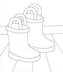 40+ rain boots coloring pages for printing and coloring. Rain Boots Coloring Page Wee Folk Art