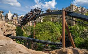 Black Mamba Inverted Coaster Roller Coaster Phantasialand