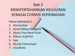 Kesatuan antara ucapan dan perbuatan. Ppt Agama Bab Nowi Deary Academia Edu