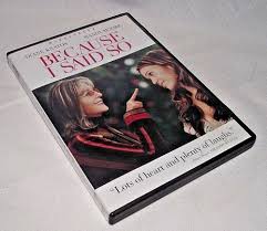 Because I Said So Movie Video Diane Keaton Mandy Moore Dvd Universalstudio Diane Keaton Mandy Moore Vhs To Dvd
