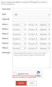 Check spelling or type a new query. Tata Cara Pendaftaran Ekskul Sd Sekolah Gagasceria