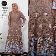 Model kebaya wisuda untuk orang gemuk modern fashion modis di 2019. Baju Gamis Brokat Fs3215 Fika Shop