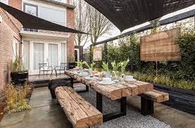 industrieel en onderhoudsvriendelijk een nieuwe tuin voor mark en ashley eigen huis en tuin tuin achtertuin patio huis en tuin