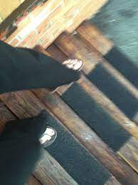 Super Simple Slippery Stair Solution Slippery Stairs Deck Steps Home Maintenance