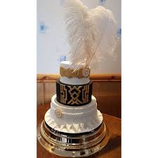 5 out of 5 stars. Fancier Cakes A Twitter Throwback To A Gatsby Themed Cake For A Wedding Vow Renewal Three Tiers Of Vanilla Sponge Raspberry Jam And Madagascan Vanilla Buttercream Wedding Vowrenewal Gatsby Gatsbywedding Artdeco Ostrichfeathers