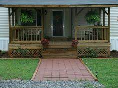 Trailer porch ideas jalendecor co. 21 Porch For Trailer Ideas Mobile Home Porch Remodeling Mobile Homes House With Porch