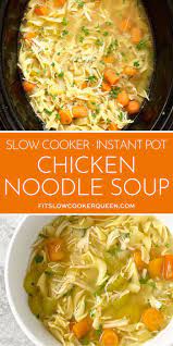 Video Slow Cooker Instant Pot Chicken Noodle Soup Recipe Soup Recipes Slow Cooker Slow Cooker Chicken Noodle Soup Slow Cooker Soup
