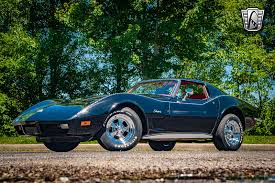 Image result for Blue Green 1973 Corvette
