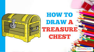 Listed below are the coloring pages under alphabet coloring pages. How To Draw A Treasure Chest In A Few Easy Steps Drawing Tutorial For Kids And Beginners Youtube