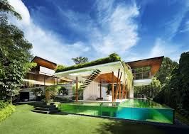 A gym area at the end of the spacious master bath is a nice plus.a spacious. Dynamic Home With Roof Gardens Water Courtyard Best Architecture Autocad Cad Design Resource