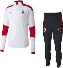 Billige fußball trainingsanzug ac milan neue saison 2020 2021 kaufen. Ac Mailand Puma Trainingsanzug 20 21 Weiss Fussball Deals De