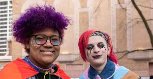 More than 100 supporters of trans rights filled Shemanski Park in the South  Park Blocks