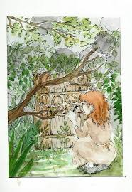 El Jardin Olvidado Kate Morton Ilustracion Libro Acuarela Tiralineas Painting Illustration Art