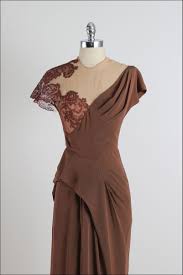 1940s Rayon Crepe Illusion Cocktail Dress 1stdibs Com Designer Evening Dresses 1940s Evening Dresses Evening Dresses