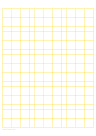 printable 1 cm yellow graph paper for a4 paper