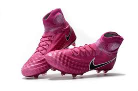 Black And Pink Rugby Boots Nike Magista Obra Ii Fg Pink Black Flyknit With Acc Football Boots Soccer Boots Soccer Shoes Football Boots