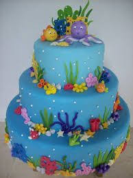 Bizcocho De Baby Shark Pastel De Tres Niveles Con Elementos Y Animales De Mar Para Celebracion De Baby Shark Pastel De Cumpleanos Facil Pastel Nina Tartas Mar