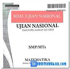 Pembahasan soal ujian nasional un matematika sd 2016 2017 lengkap. Soal Un Matematika Smp Mts Tahun 2019 Websiteedukasi Com