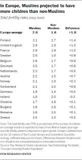 Seen it on every guy at work. Muslim Population Growth In Europe Pew Research Center