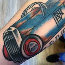 I only got to work with him due to someone canceling on him. 70 Hot Rod Tattoo Designs For Men Automobile Aficionado Ideas