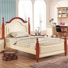 Mediterranean Rustic Wood Bed American Country Side Bedroom Furniture 1 5m P10266 In 2021 Rustic Wood Bed Wood Beds Wood Bedroom Furniture