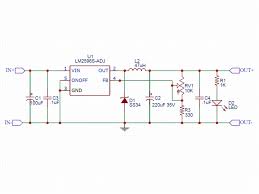 Equivalent since lm2596 converter is a switch −mode power supply , its the lm2596 operates at a switching frequency. Lm2596 Dc Dc Schematic Pcb Circuits