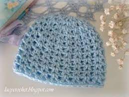 Lacy Crochet V Stitch Newborn Beanie Free Crochet Pattern Crochet Baby Hat Patterns Crochet Baby Patterns Crochet Baby Hats Free Pattern