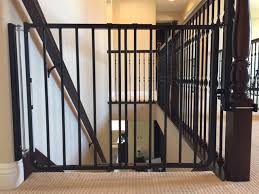 This is just a suggestion on installing a pressure mounted safety gate onto a banister. Black Child Safety Stair Gate Installation Baby Safe Homes
