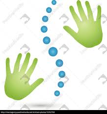 Two Hands Back Massage Logo Royalty Free Photo 15767792 Panthermedia Stock Agency