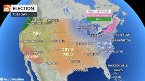 What Will The Weather Be Like On Election Day A National Nov 3 Forecast Firstcoastnews Com