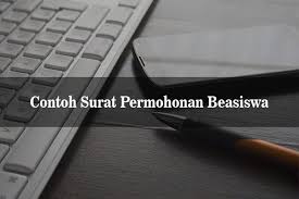 1 (satu) berkas perihal : 10 Contoh Surat Permohonan Beasiswa Beserta Cara Penulisan