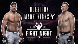 This should be an intriguing battle between a pair of heavyweight contenders with both power and skill. Question Mark Kicks Ufc Fight Night Overeem Vs Volkov Preview Youtube