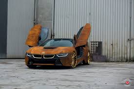 Iphone 8 64gb rose gold. Bmw I8 Gets Rusty With Gold Vossen Wheels Need 4 Speed Motorsports