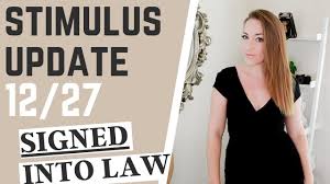 Stimulus Update 12 27 Stimulus Bill Signed 300 Boost Pua Peuc Extended 600 Checks 2k Vote Monday Youtube