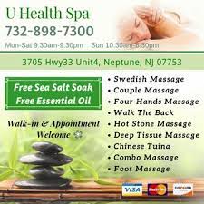 The hot water and atmosphere are great. U Health Spa 19 Photos 16 Reviews Massage 3705 Hwy 33 Neptune Nj Phone Number