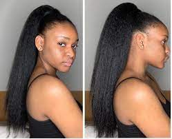 Acheter sans colle crochet tresses senegal boite tresses cheveux. Acheter Queue De Cheval Afro Americaine Crepus Droite Africaine Aspect Naturel Yaki Kinky Cheveux Raides Queue De Cheval Brazilian Extension De Cheveux Postiche 120g De 37 8 Du Divaswigszhouyang Fr Dhgate Com
