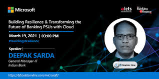 Sparda bank | 33 followers on linkedin. The Banking Finance Post On Twitter We Are Delighted To Welcome Deepak Sarda General Manager It Indian Bank As Speaker At Roundtable Virtual Session On Building Resilience Transforming The Future Of