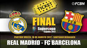 Muchas gracias por haberlo seguido con nosotros. Entrances Real Madrid Vs Fc Barcelona Supercopa Of Spain 2017