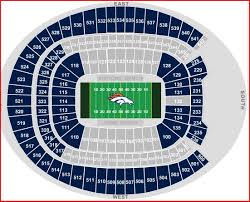 sports authority field at mile high seating chart pictures