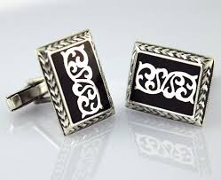 Oltu Tasi El Isi Gumus Kol Dugmesi Kol Dugmesi Gumus Kol Dugmeleri