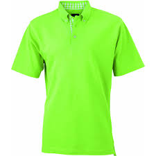 Retrouve chez bizzbee tous les polo vert.découvre aussi nos nouveautés et profite de la livraison gratuite en magasin. Polo Inserts Vichy Homme Jn964 Vert Citron Col Vert Blanc