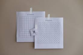 Die hundertertafel / das hunderterfeld ist ein wichtiges hilfsmittel zum kennenlernen und erkunden des zahlenraums 100. Montessori Material Ausdrucken Hunderterbrett Geniale Rechenhilfe
