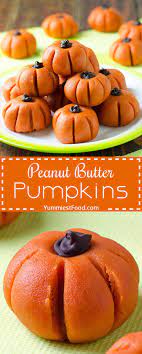 Easy Peanut Butter Pumpkins No Bake Recipe Thanksgiving Desserts Kids Peanut Butter Pumpkin Easy Peanut Butter