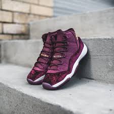 Insidesneakers Air Jordan 11 Retro Girls Red Velvet 852625 650 Retro Girls Jordan 11 Red Womens Sneakers